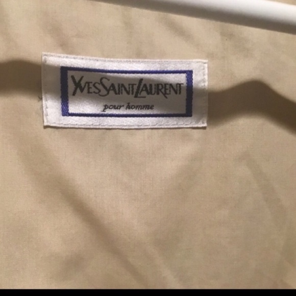 RARE YSL Pour Homme Trench Coat BNWOT UNISEX - Picture 10 of 16